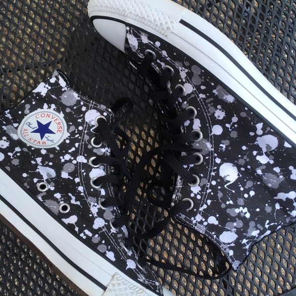 Customized Paint Splatter Pattern Converse - Picture 4 of 10